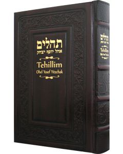 Tehillim with English Cherry Leather 5? x 8?