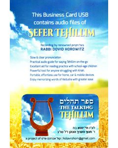 Talking Tehillim - USB card (MP3 files)